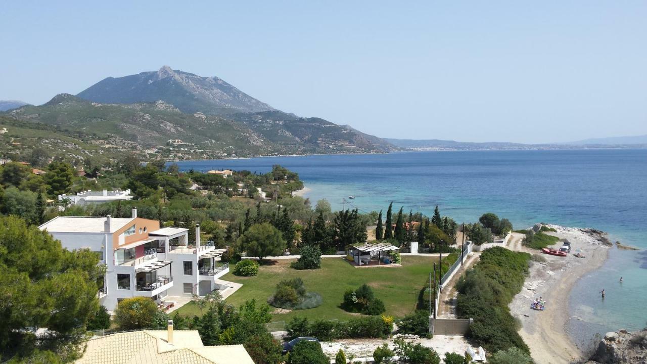 Beautiful House By The Sea,Loutraki Skaloma. Loutráki Exterior foto